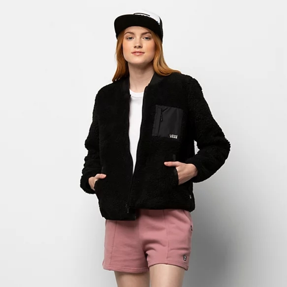 NWT Vans Misty Fog Sherpa Jacket/Coat - Picture 2 of 2